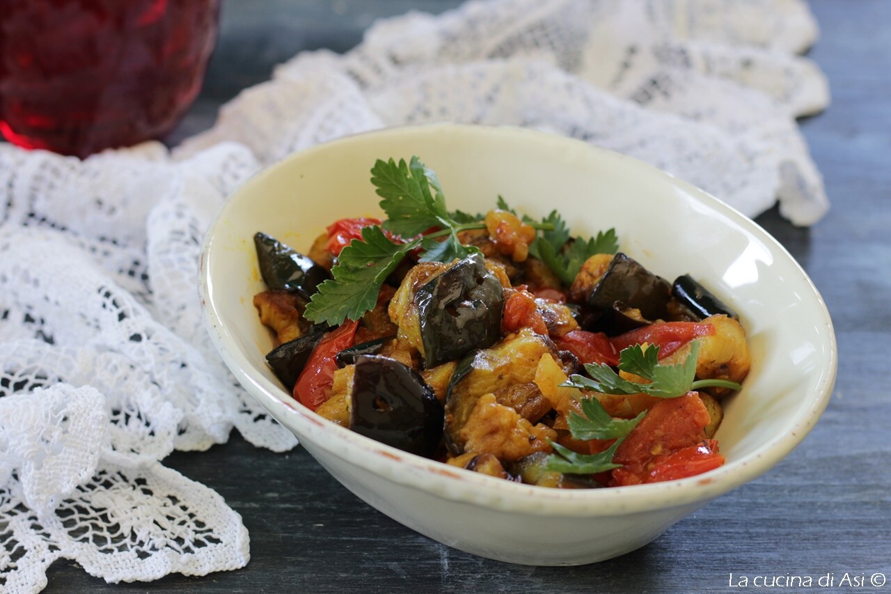 Aubergines aux épices