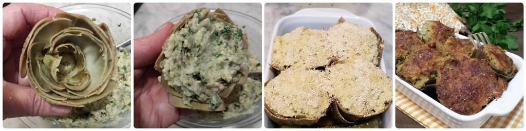 artichauts farcis au four