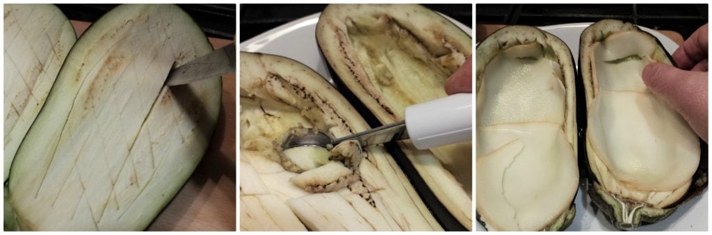 petits bateaux de morue et d'aubergines