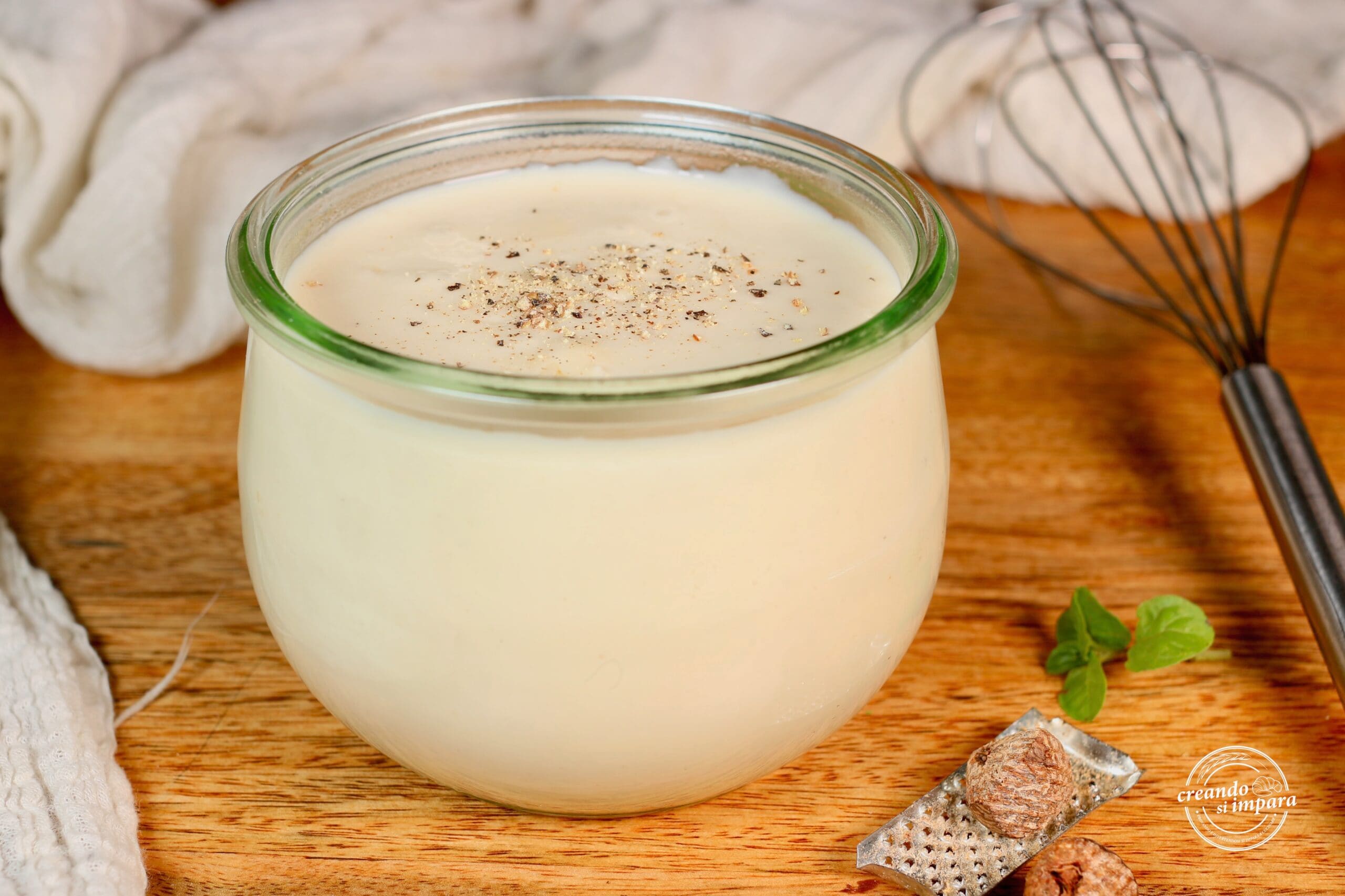 Béchamel à l’huile d’olive extra vierge