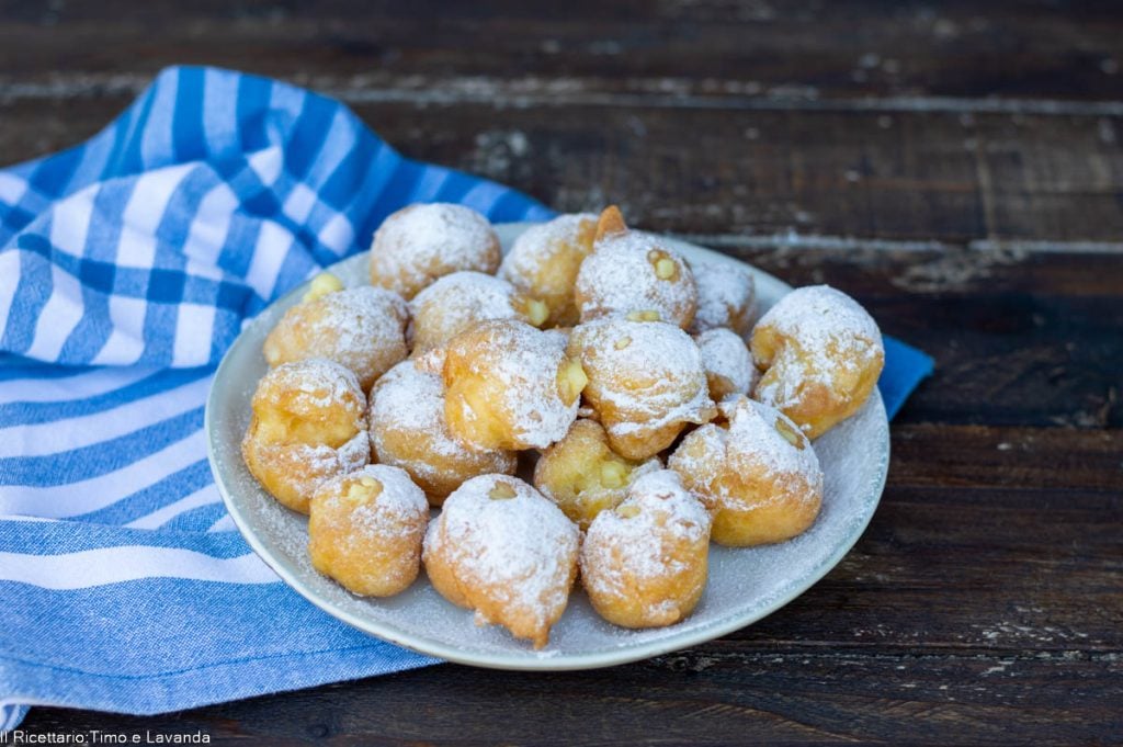 Beignets de carnaval avec farine de riz