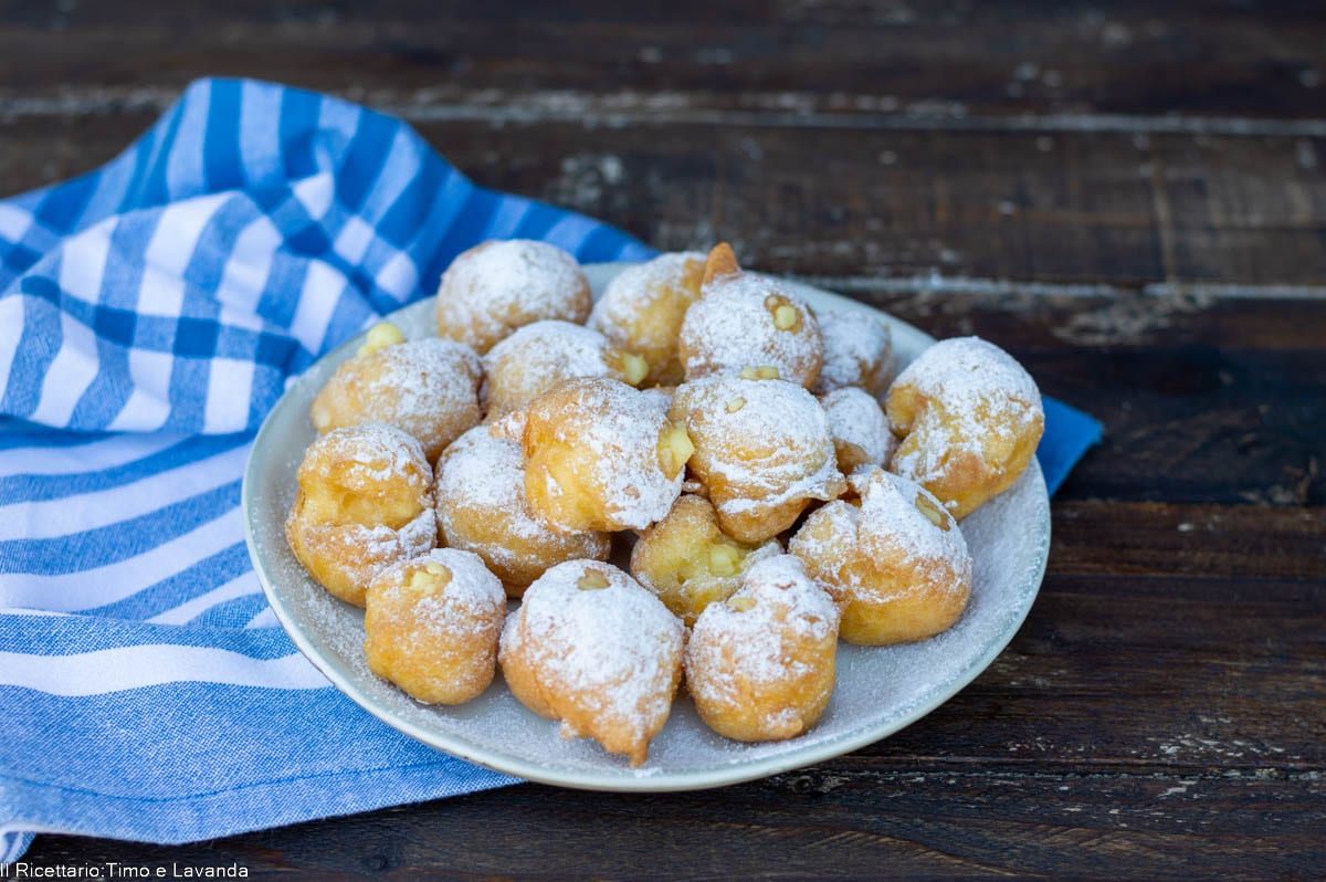 Beignets de carnaval avec farine de riz