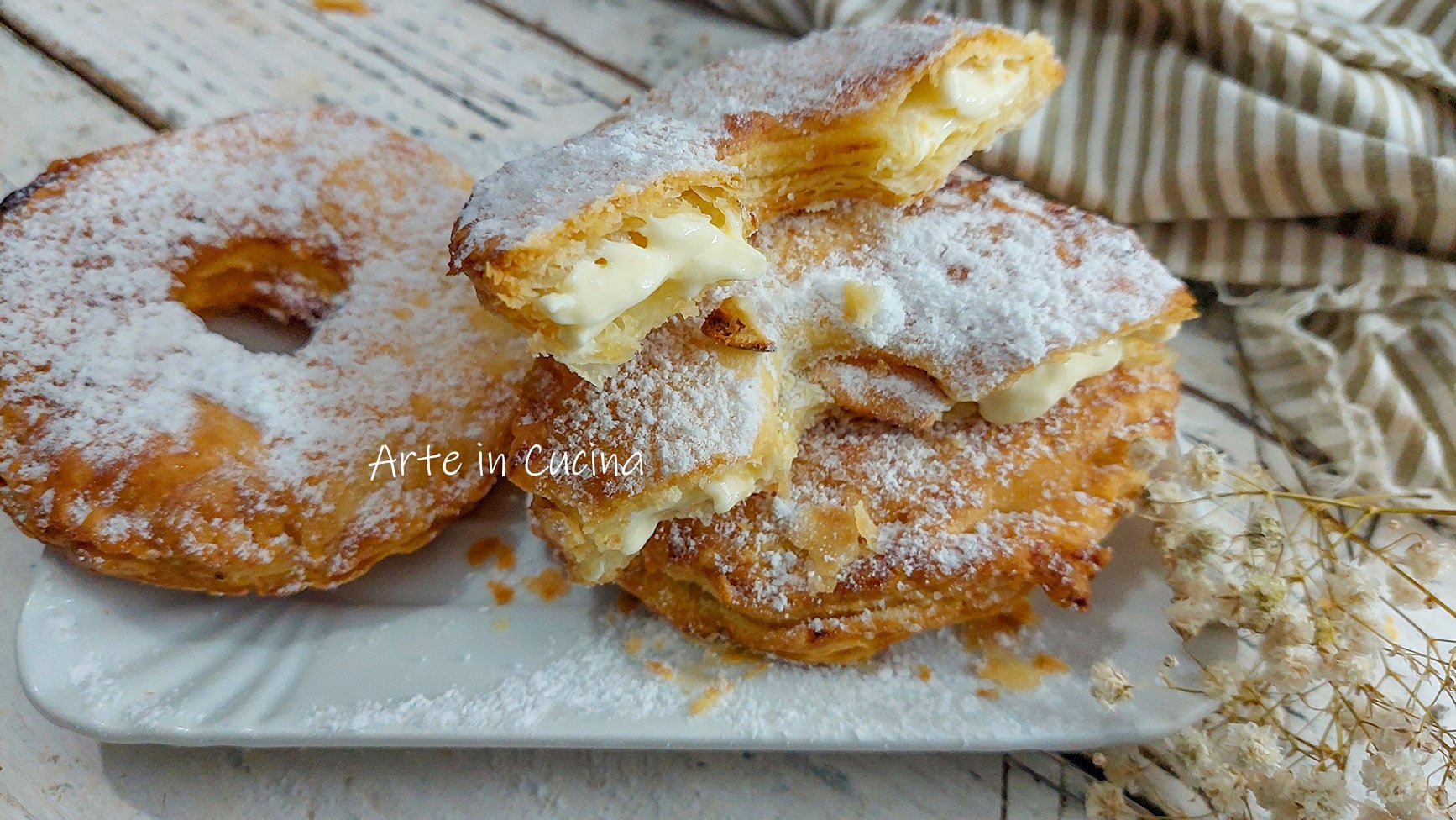 BEIGNETS de FEUILLETAGE au TIRAMISU