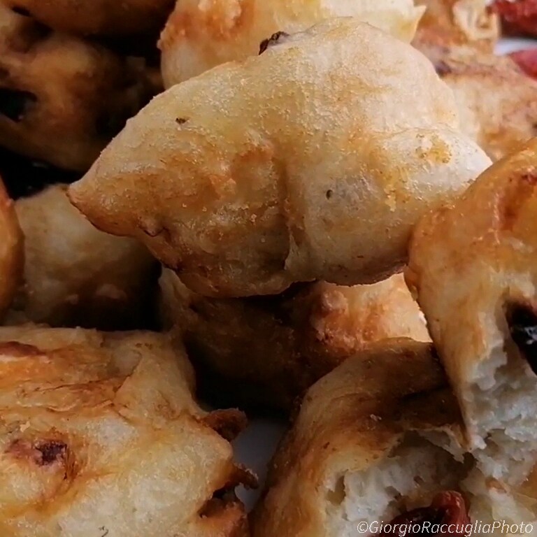 beignets salés frits