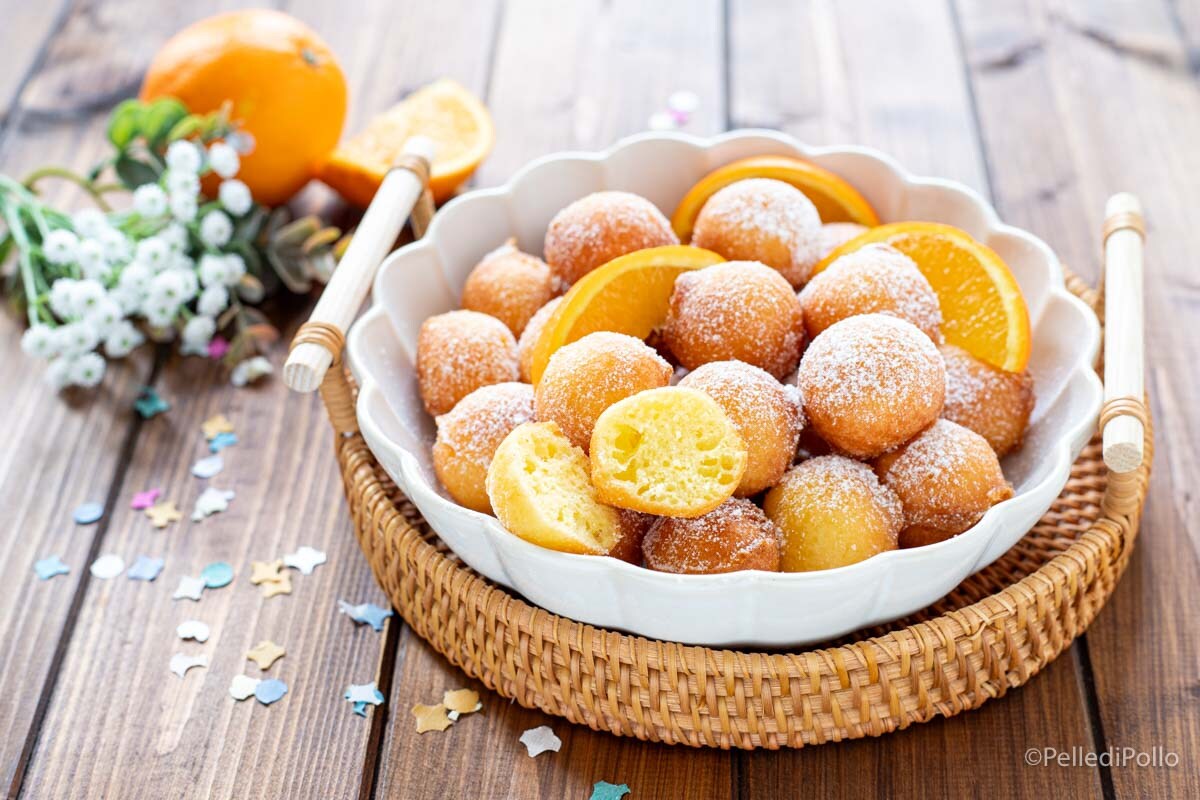 Beignets à l’orange et mascarpone