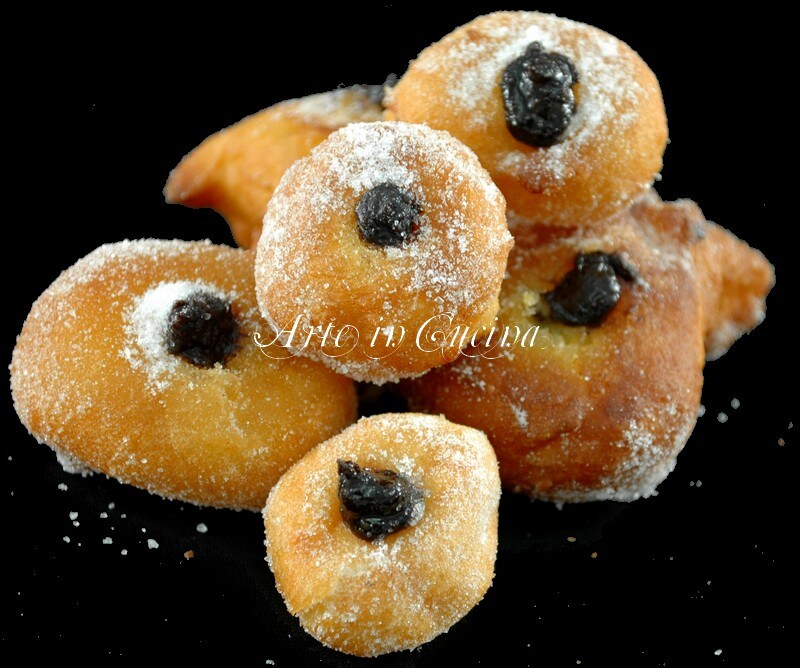 Bignole au chocolat beignets frits de carnaval