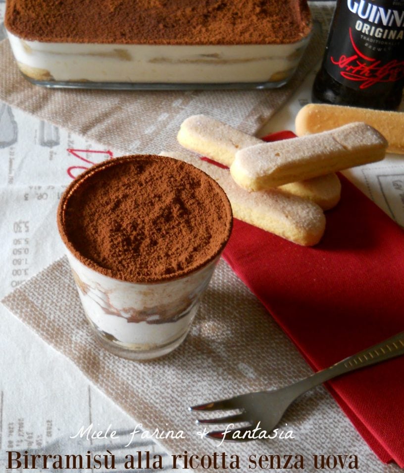 Birramisù à la ricotta sans œufs