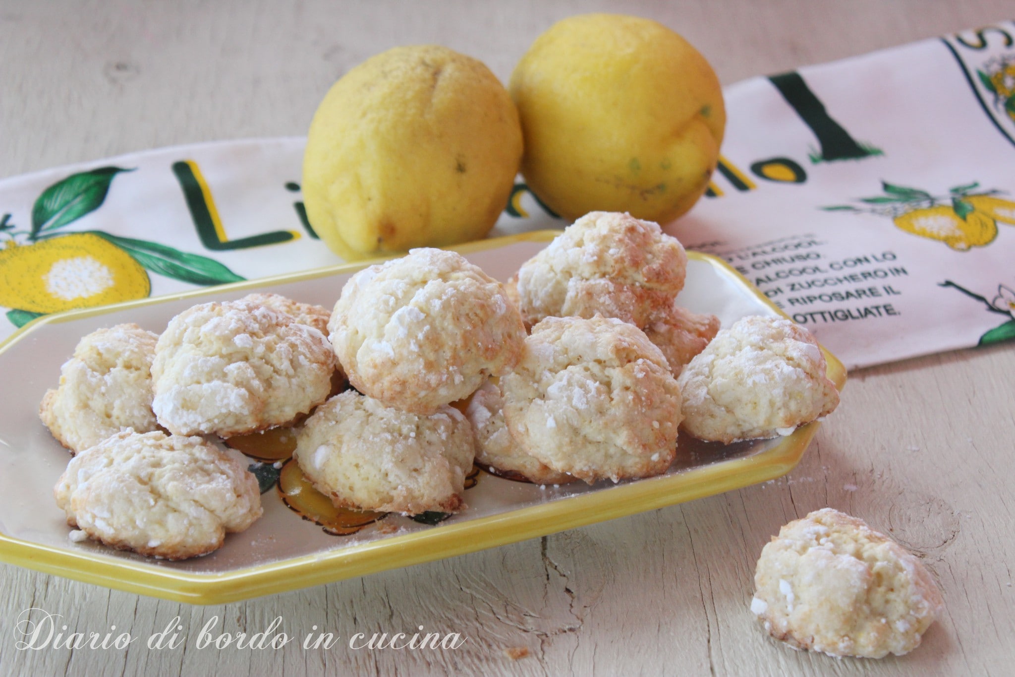 Biscuits moelleux au citron avec ricotta