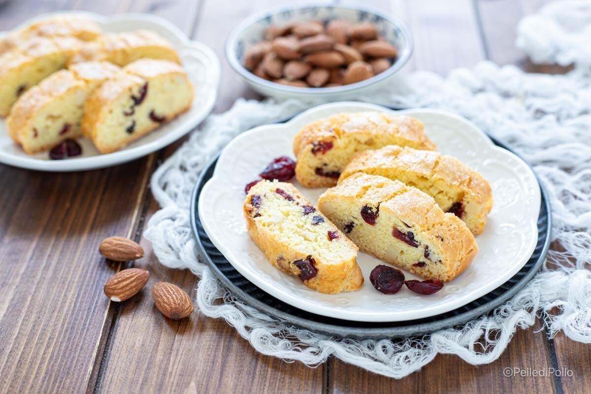 Biscuits aux cranberries et amandes