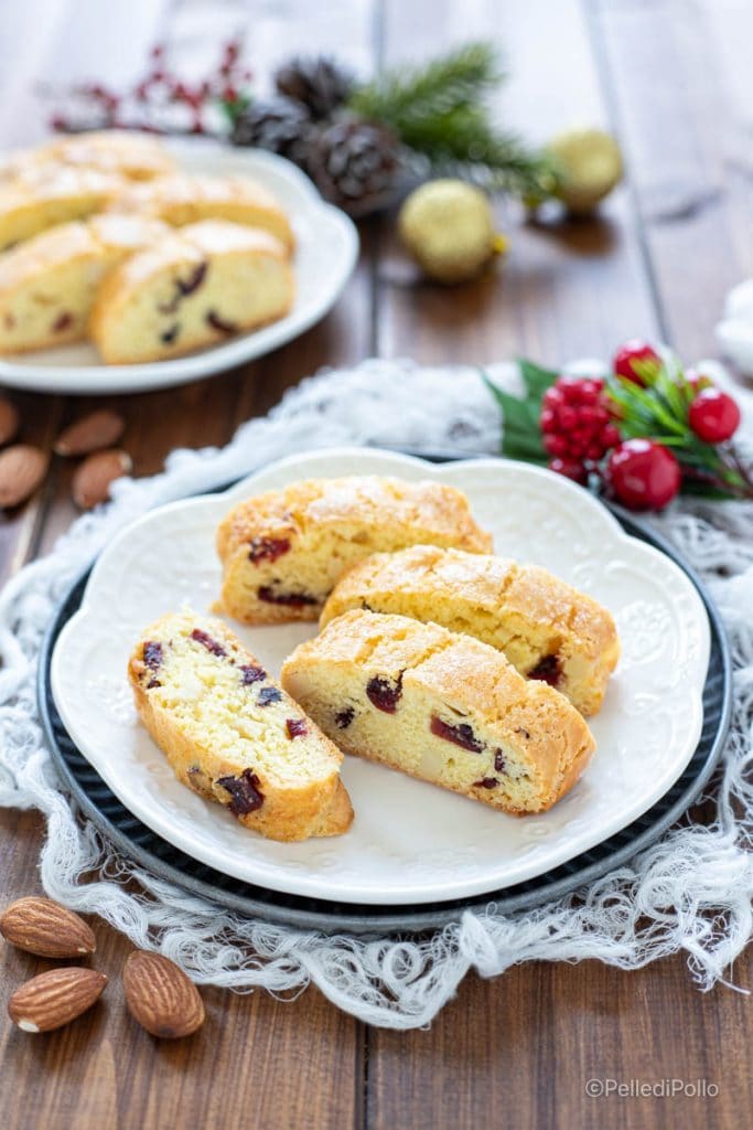 cantucci aux cranberries et amandes