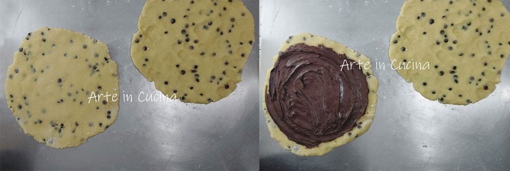 GÂTEAU BISCUIT GÉANT avec des pépites de chocolat et Nutella