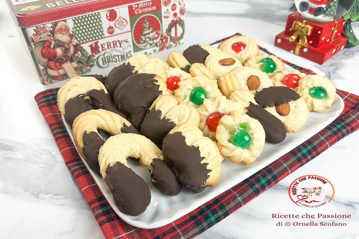 Biscuits à la pâte sablée montée, les bons biscuits à faire à Noël