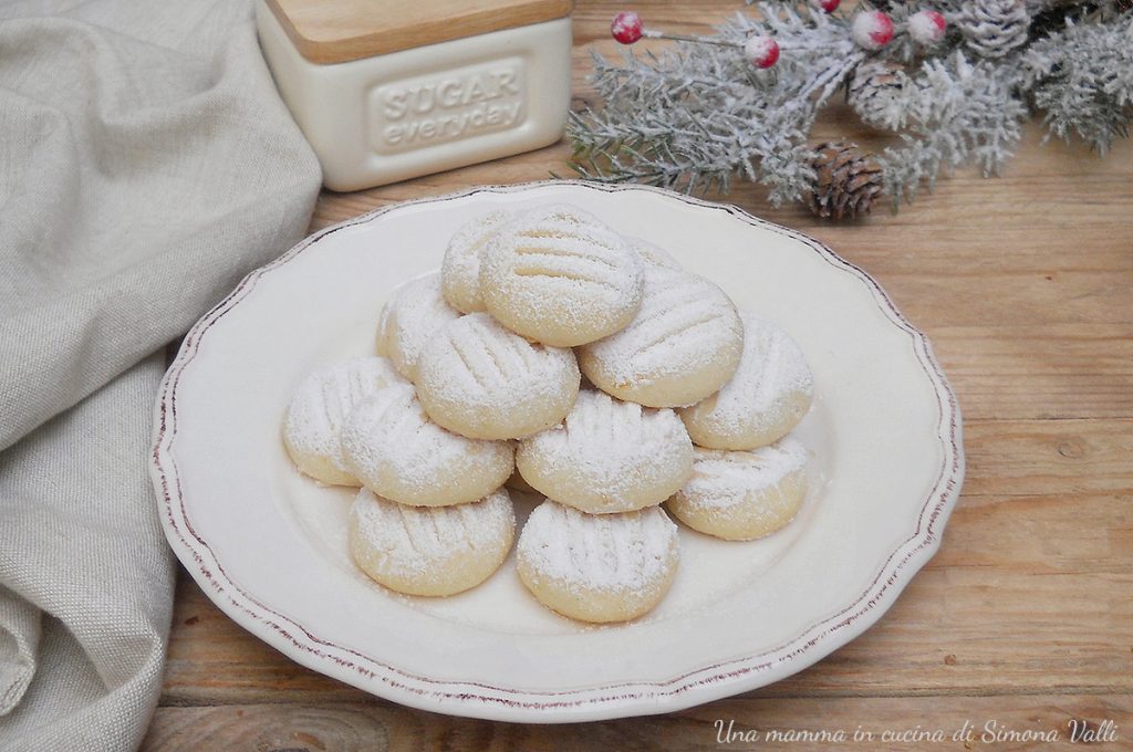 biscuits nuages de beurre orange et vanille