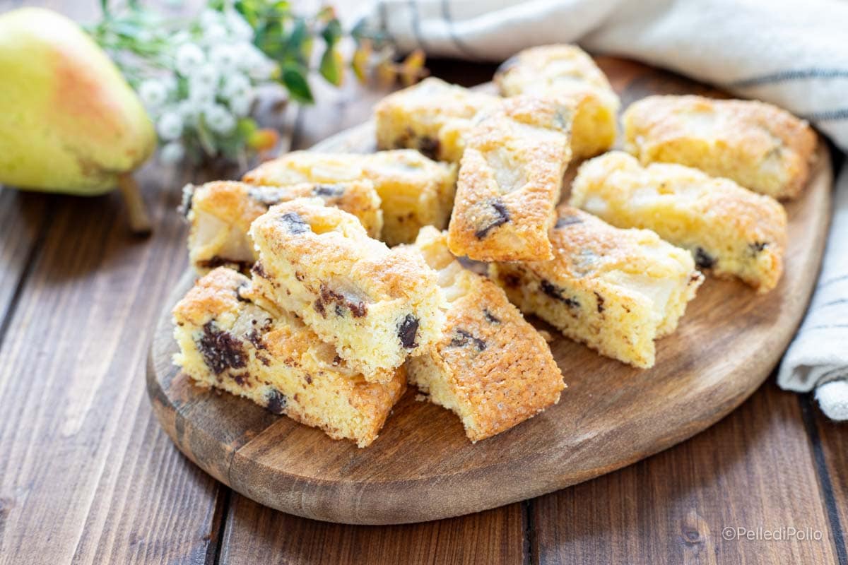 Biscuits rustiques aux poires et chocolat