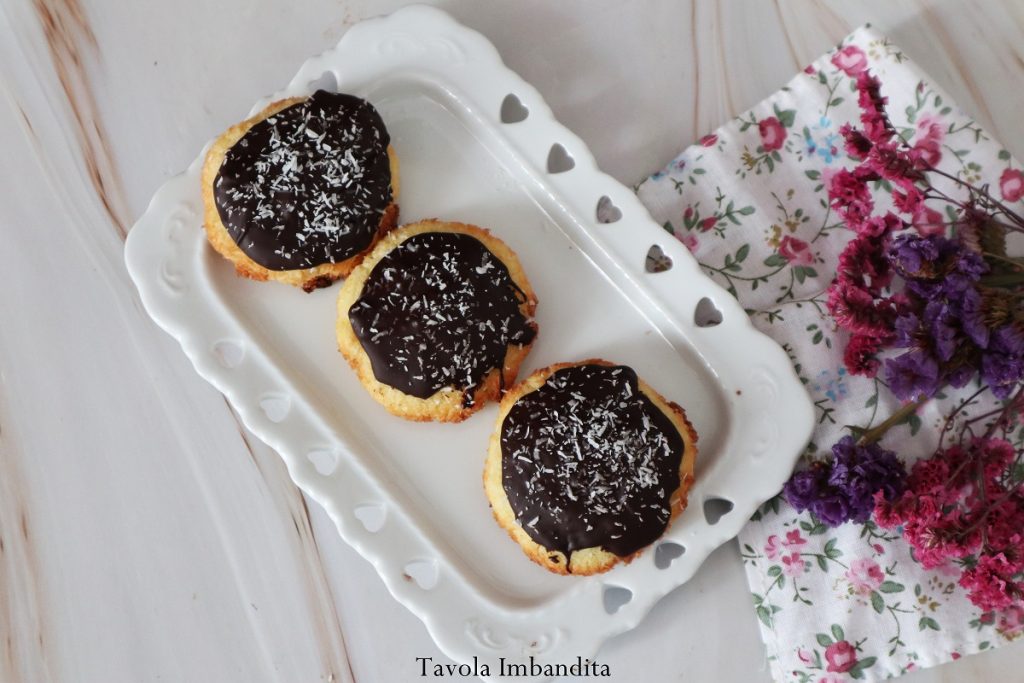 Biscuits noix de coco et chocolat
