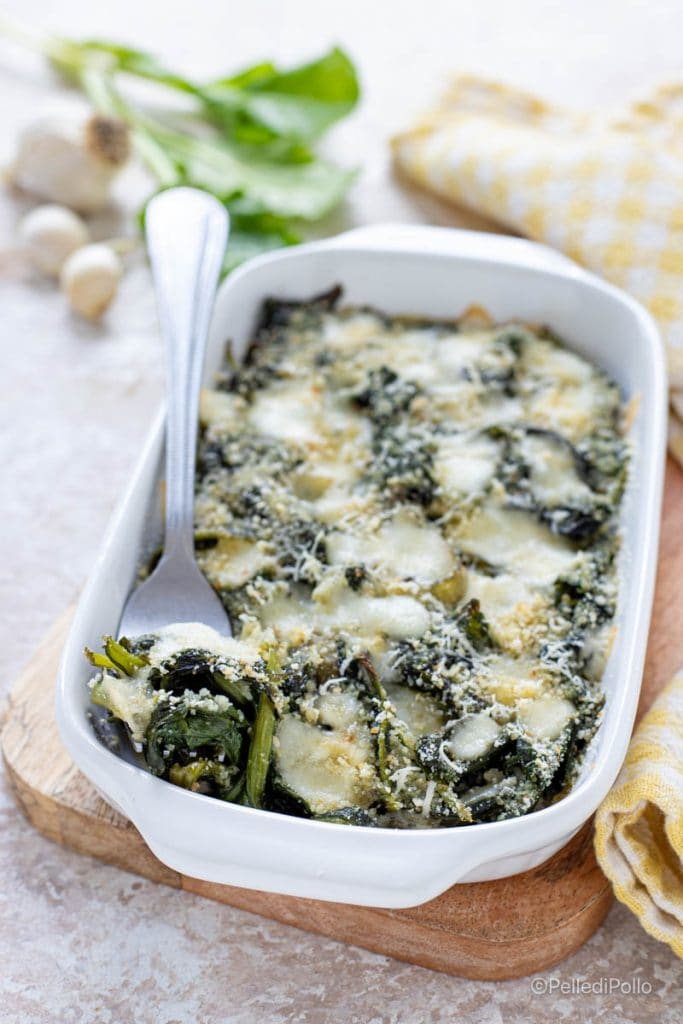 blettes gratinées au four