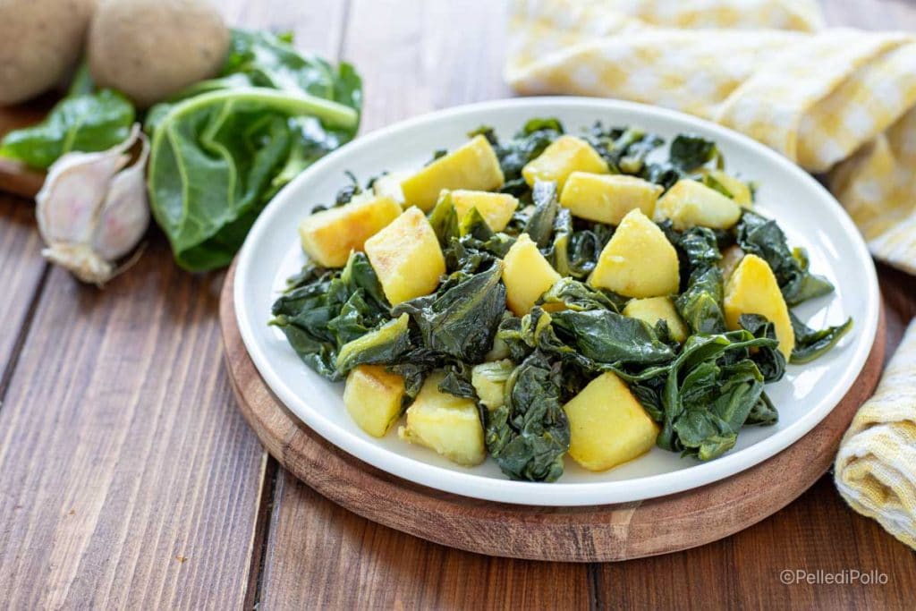 blettes et pommes de terre à la dalmate