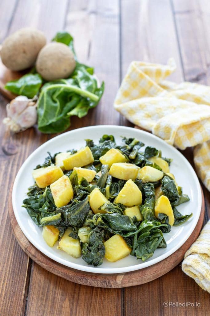 blettes et pommes de terre à la croate