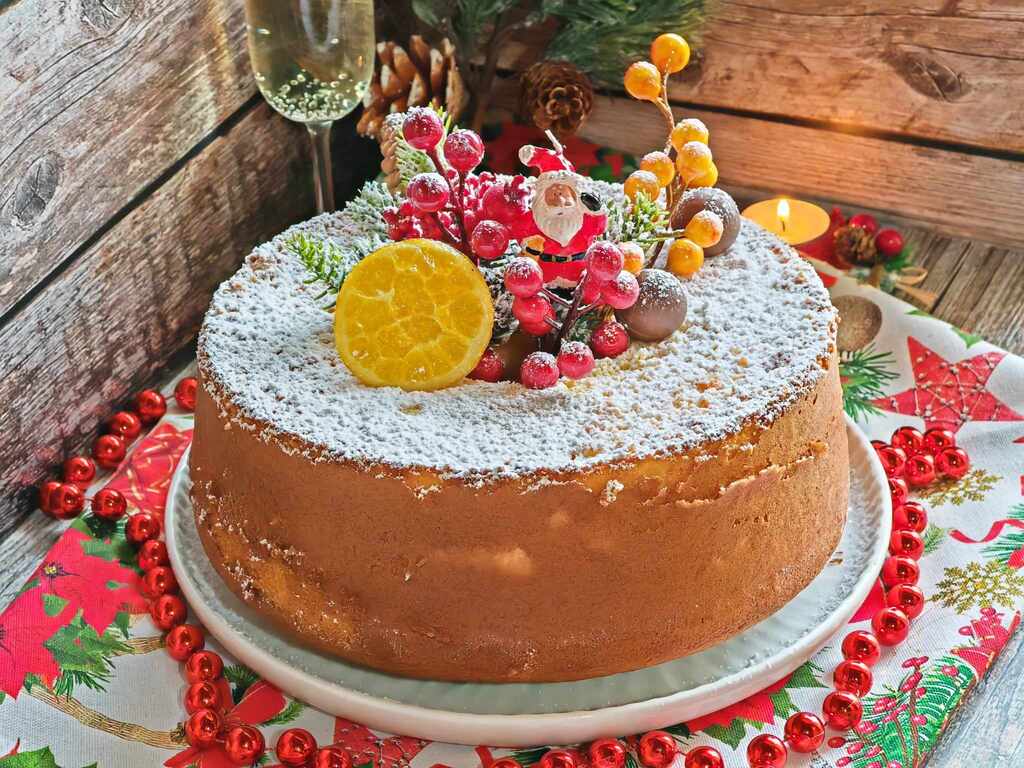 Chiffon cake de Noël