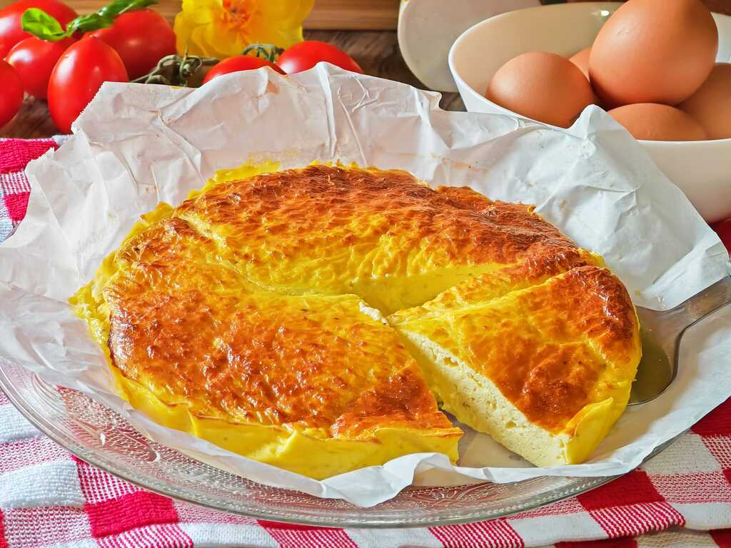 Omelette à la ricotta à la friteuse à air