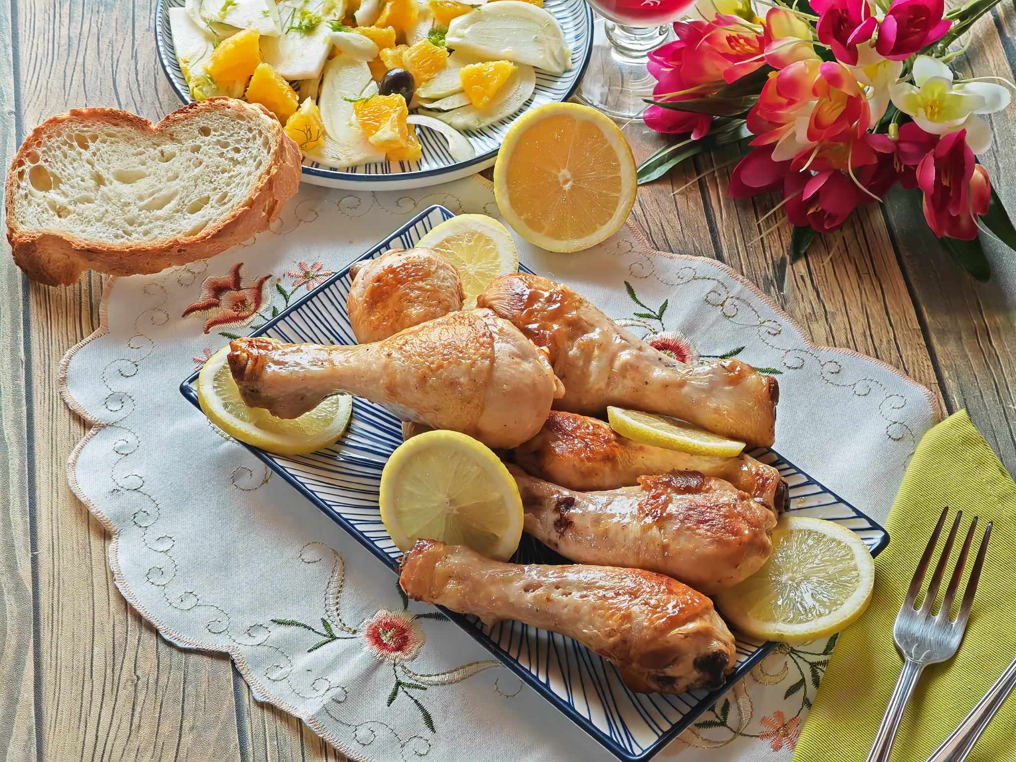 Cuisses de poulet au citron