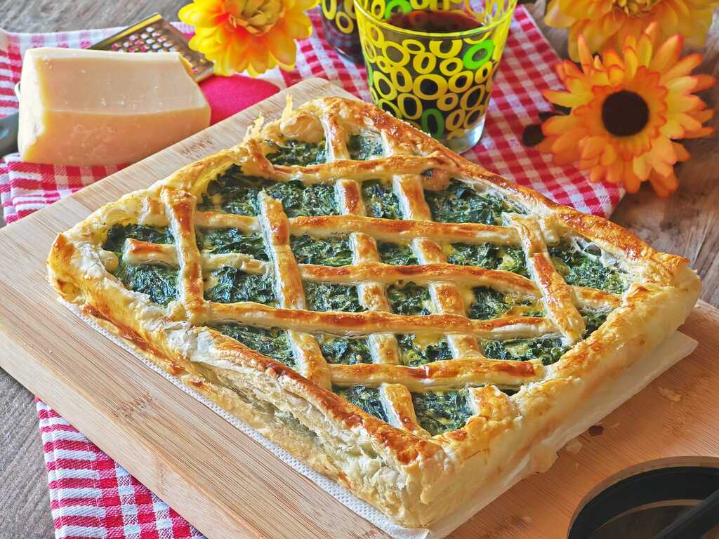Tarte salée aux épinards et feta