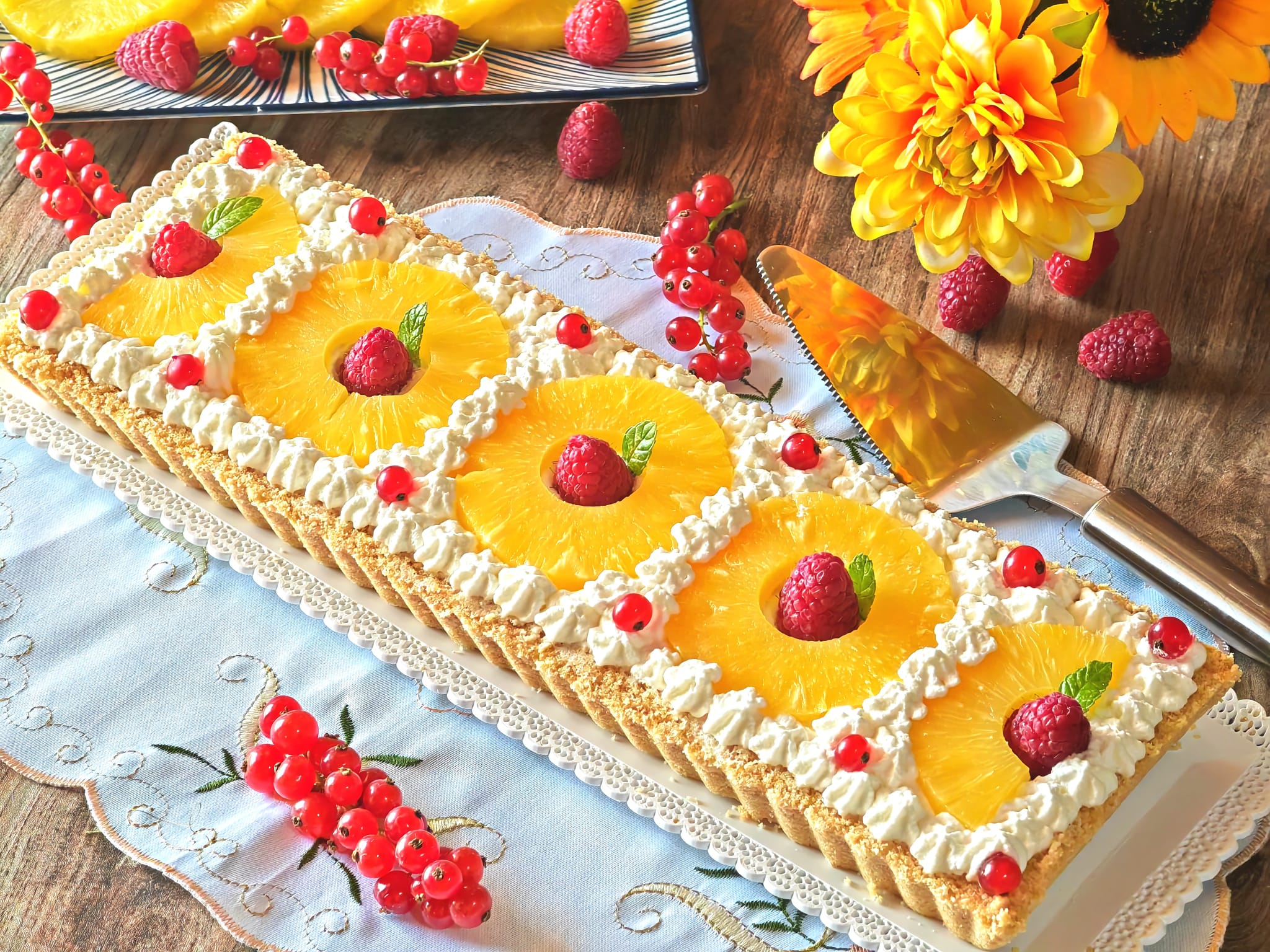 Tarte froide à l’ananas