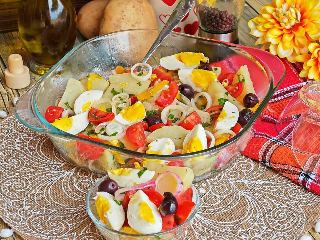 Salade de pommes de terre froides