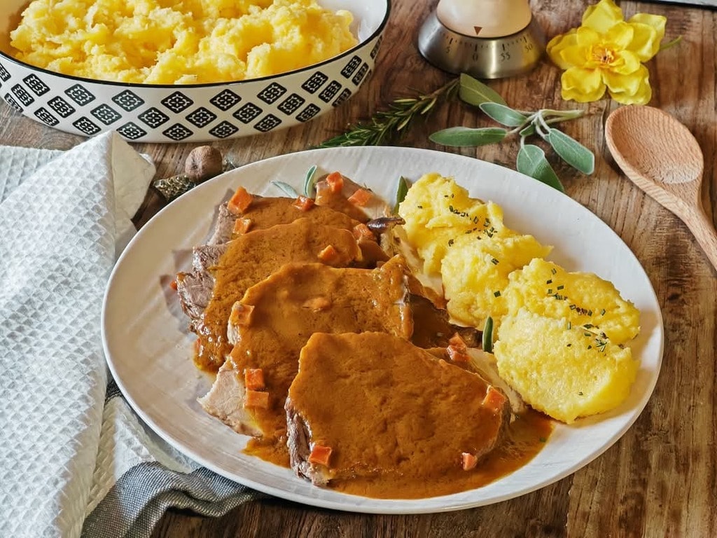 Bœuf braisé au vin