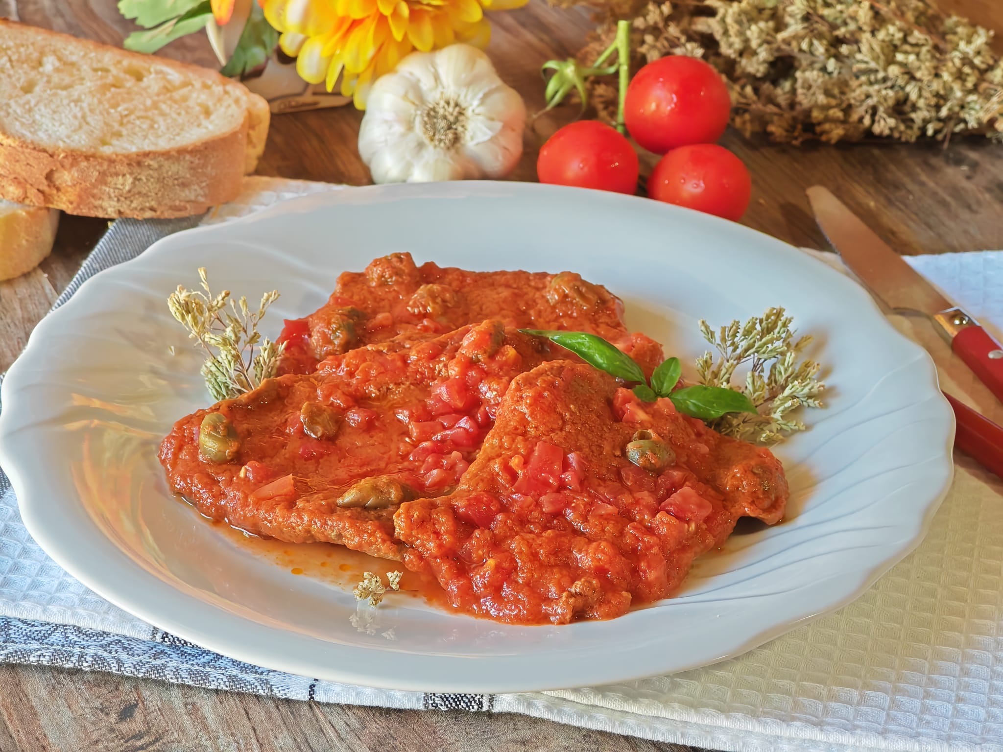 Escalopes à la pizzaiola