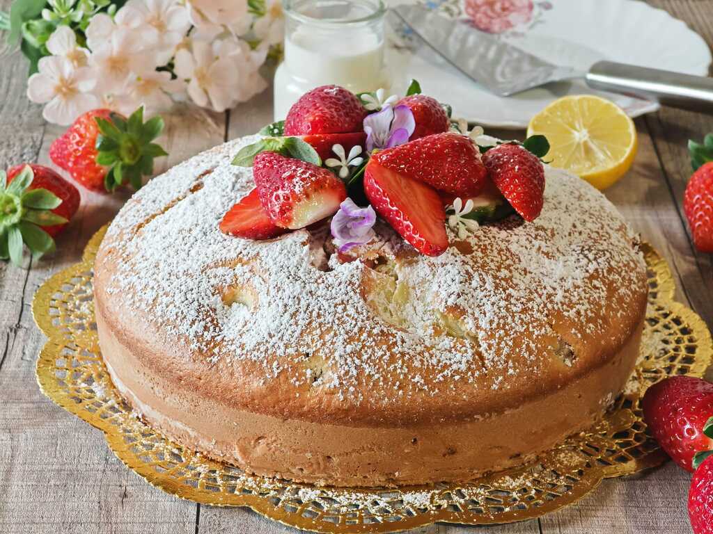Gâteau Nua aux fraises
