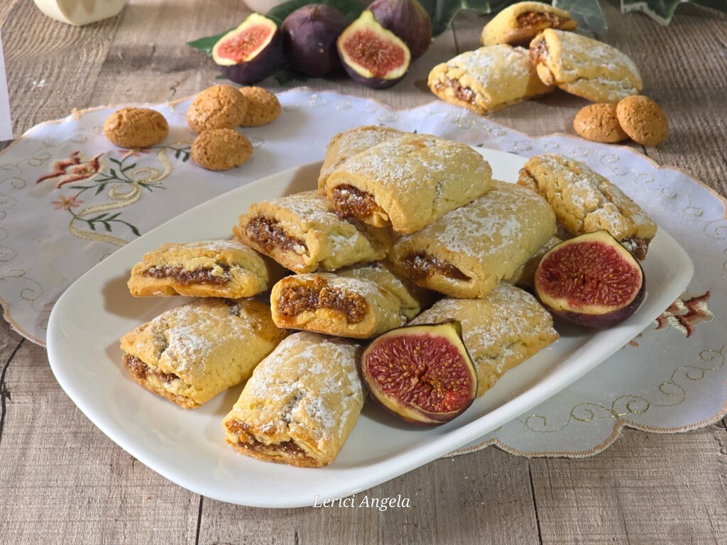 Biscuits à la confiture de figues et amaretti
