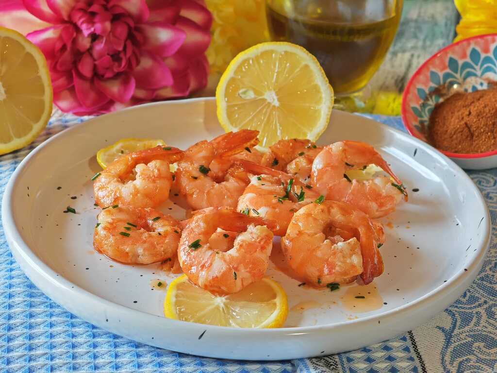 Crevettes à la friteuse à air