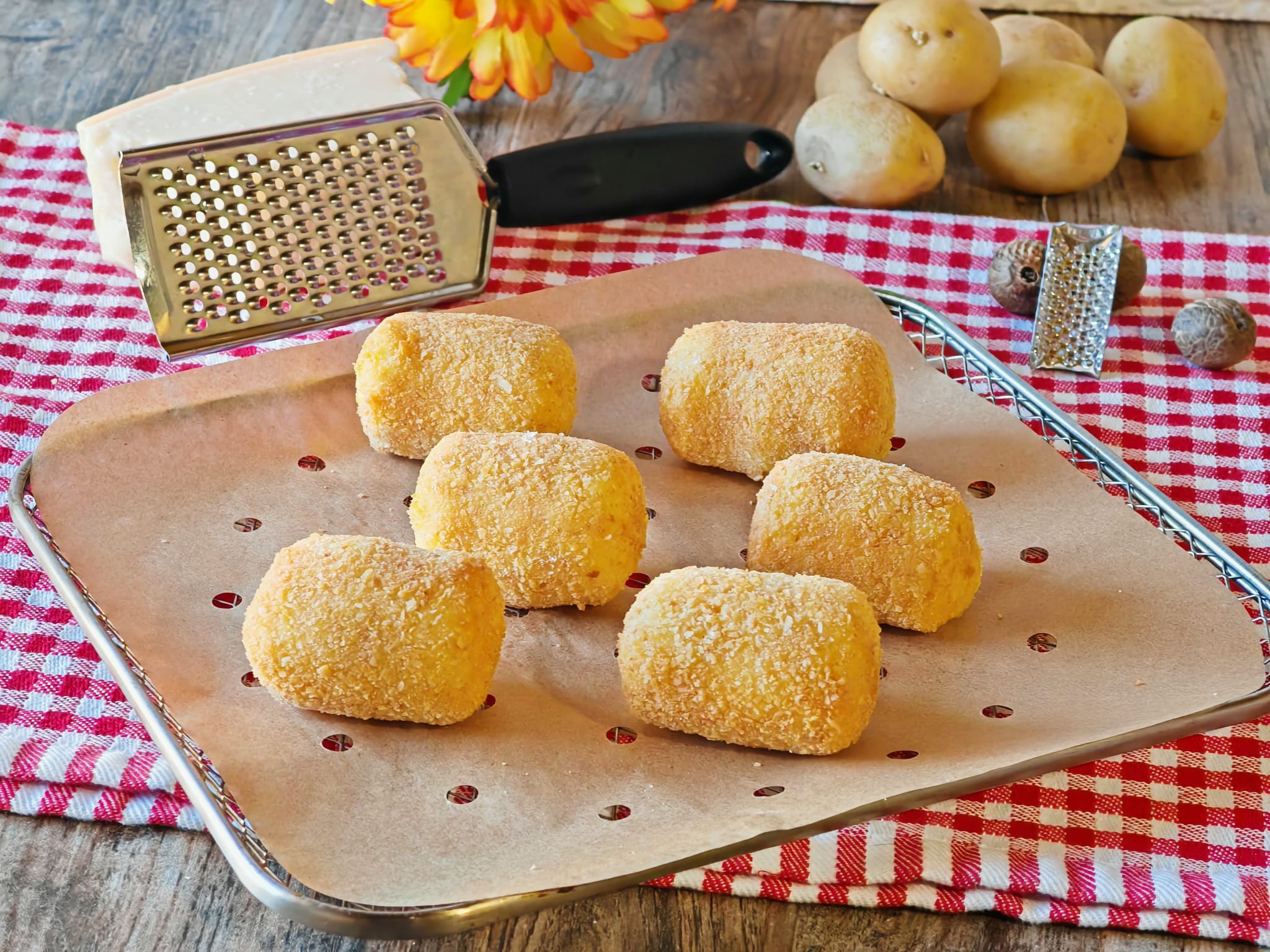 Croquettes de pommes de terre à la friteuse à air