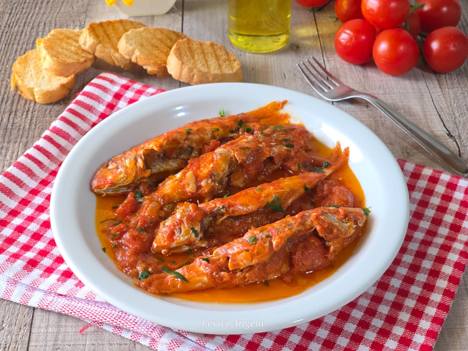 Rougets à la livournaise