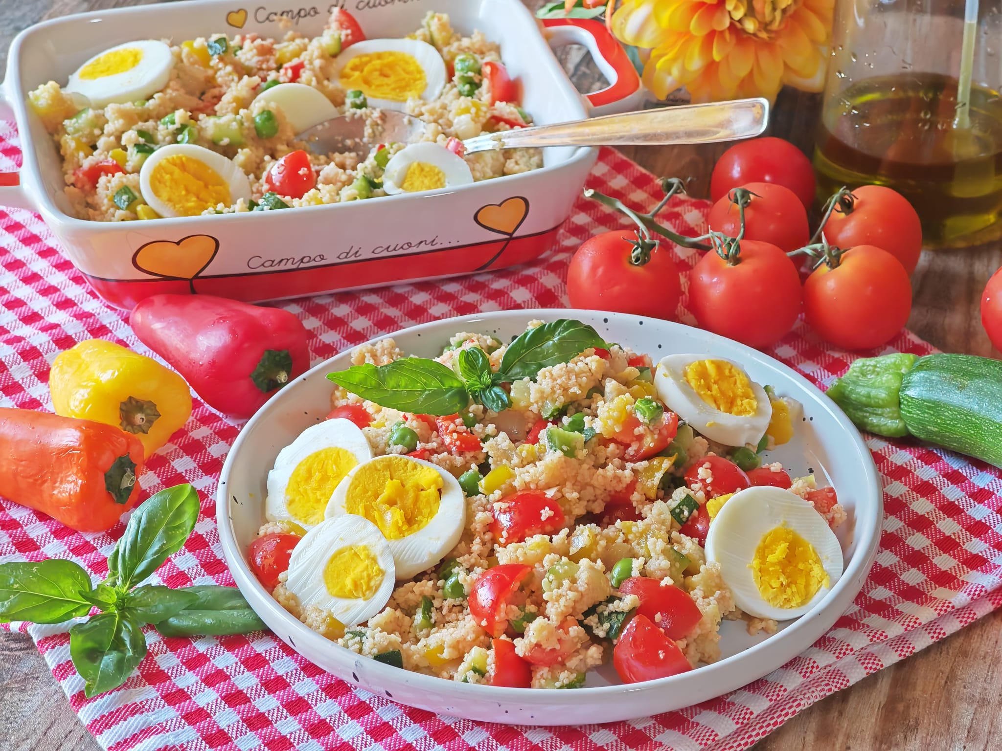 Salade de couscous aux légumes