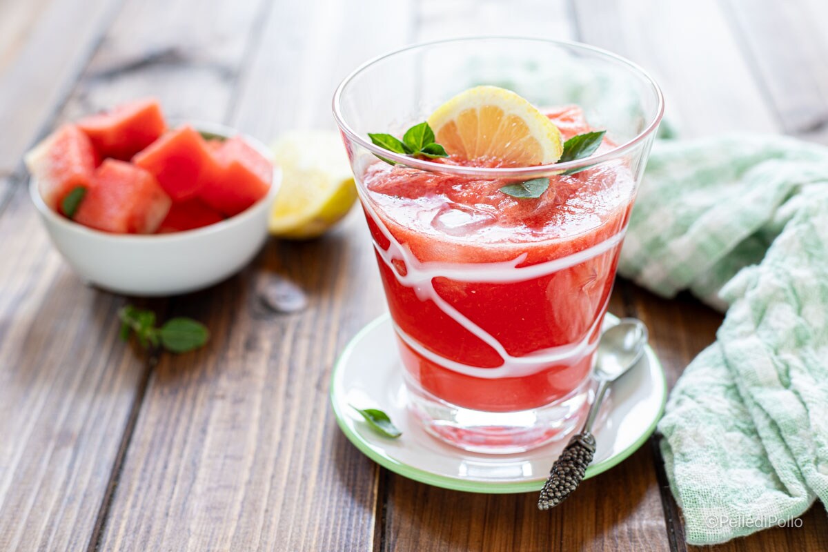 Boisson sans alcool à la pastèque