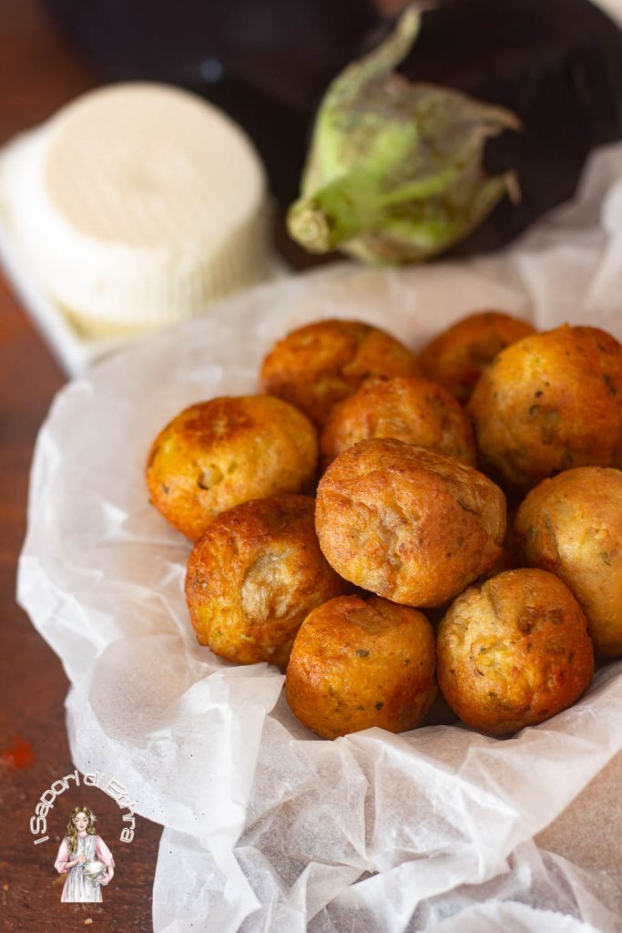 Boulettes d'aubergines et ricotta