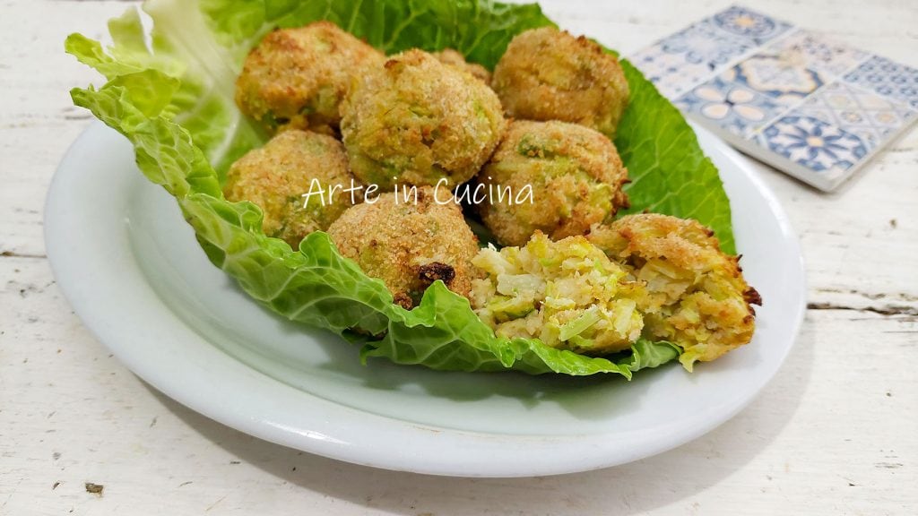 BOULETTES de CHOU VERT au four
