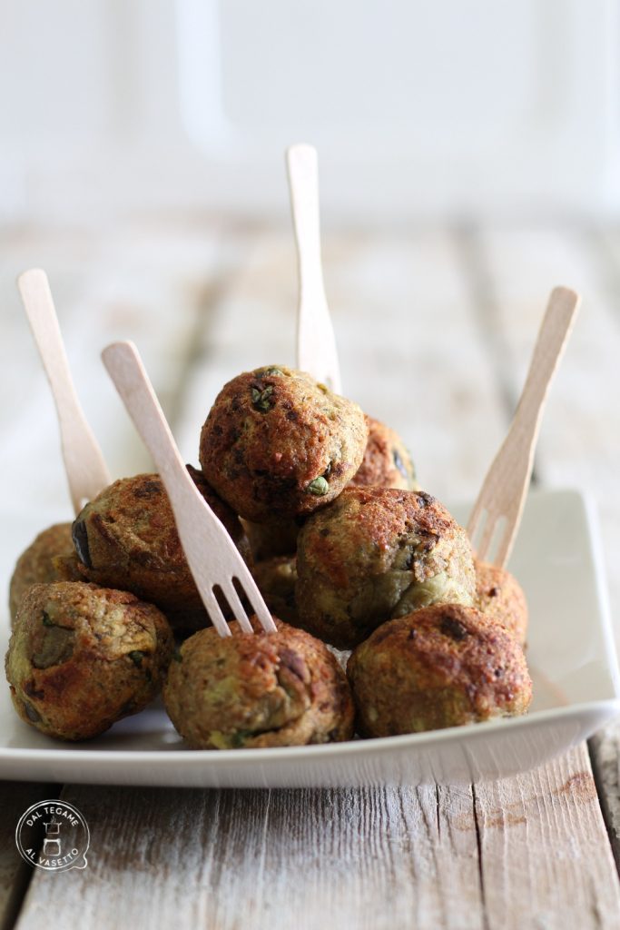 boulettes d'aubergines légères à la friteuse à air