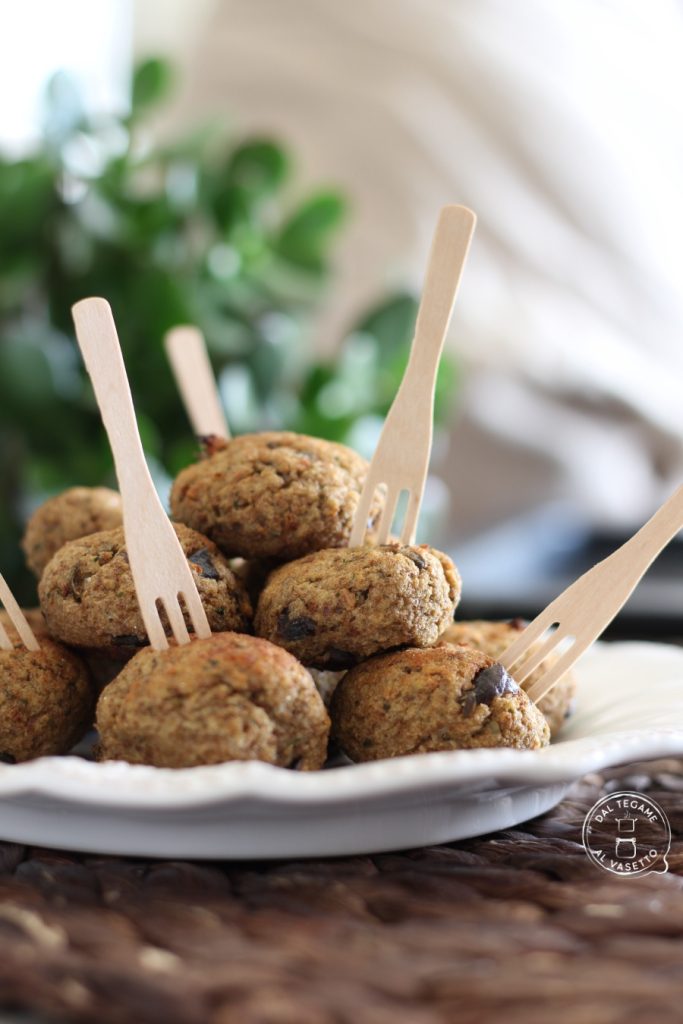 boulettes d'aubergines au micro-ondes