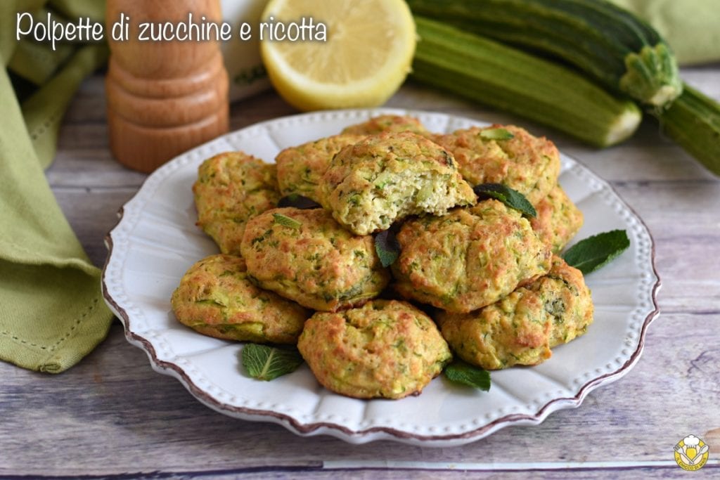 boulettes de courgettes et ricotta au four recette deuxième plat végétarien facile léger savoureux le grain de maïs