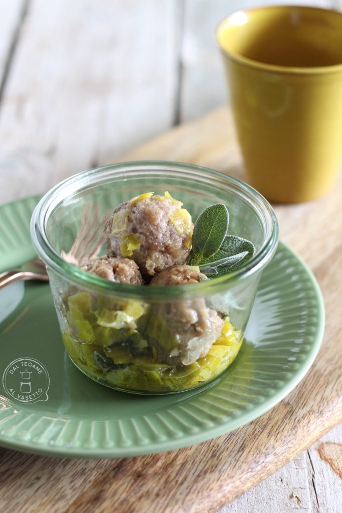 boulettes avec porc en cuisson sous vide