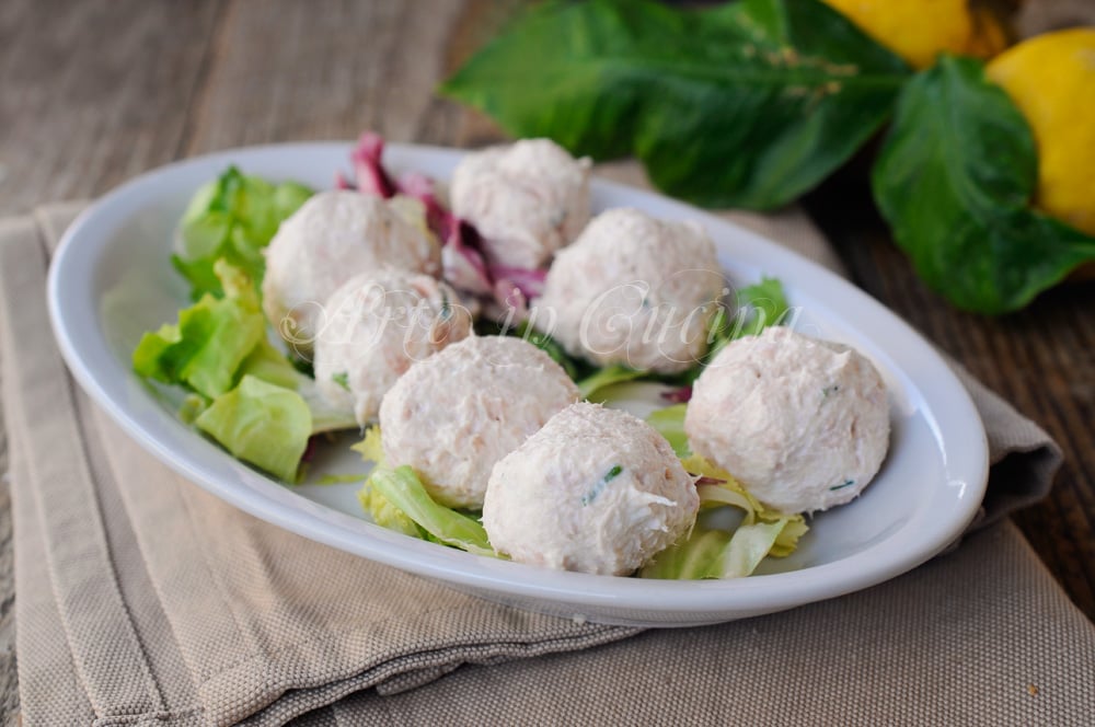 Boulettes froides de ricotta et thon rapides