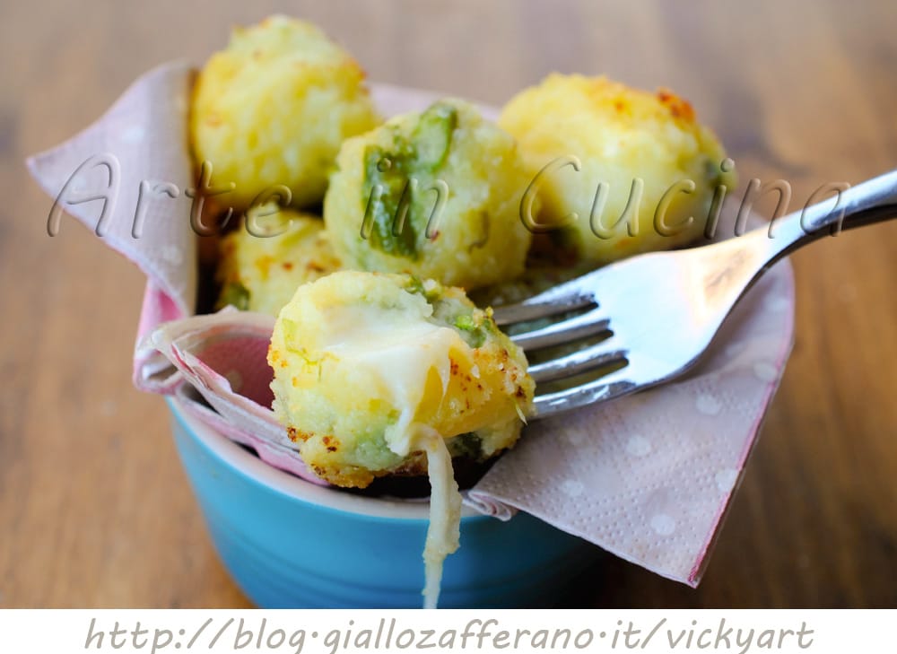 Boulettes de pommes de terre et asperges sans œufs
