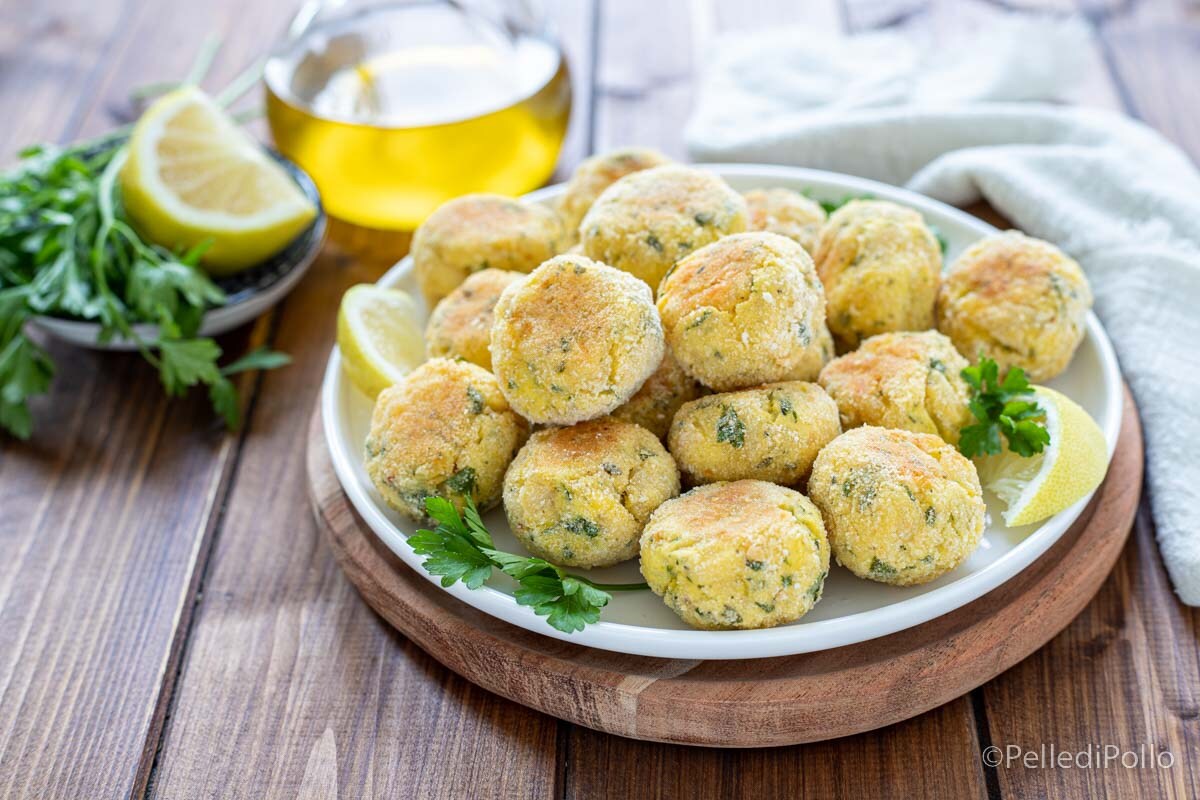 Boulettes de perche et pommes de terre