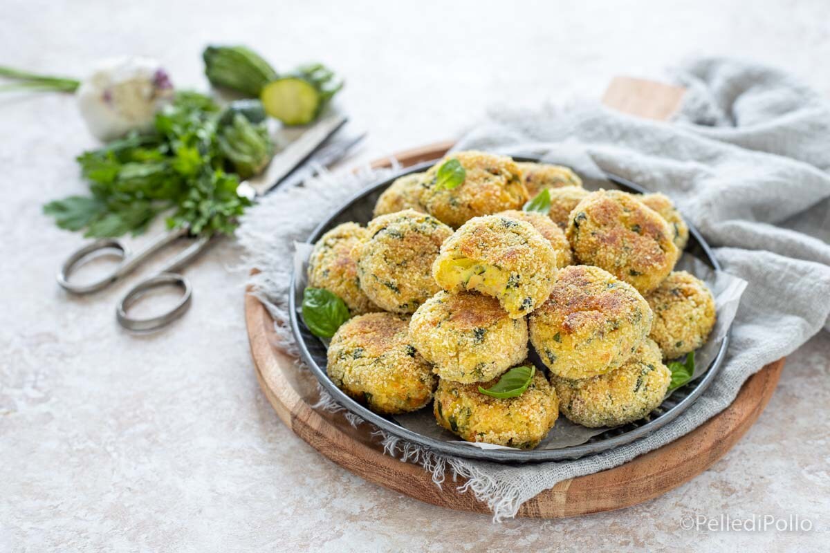 Boulettes de saumon et courgettes