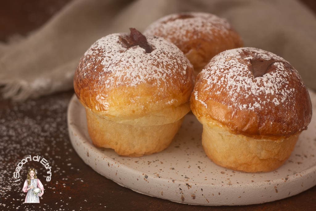 Brioche nuage très moelleuse en forme de muffin