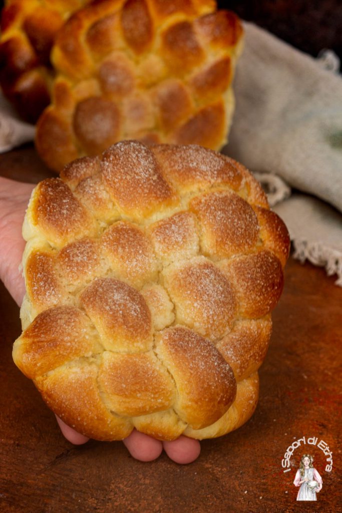 Tresse sucrée brioche à 7 branches