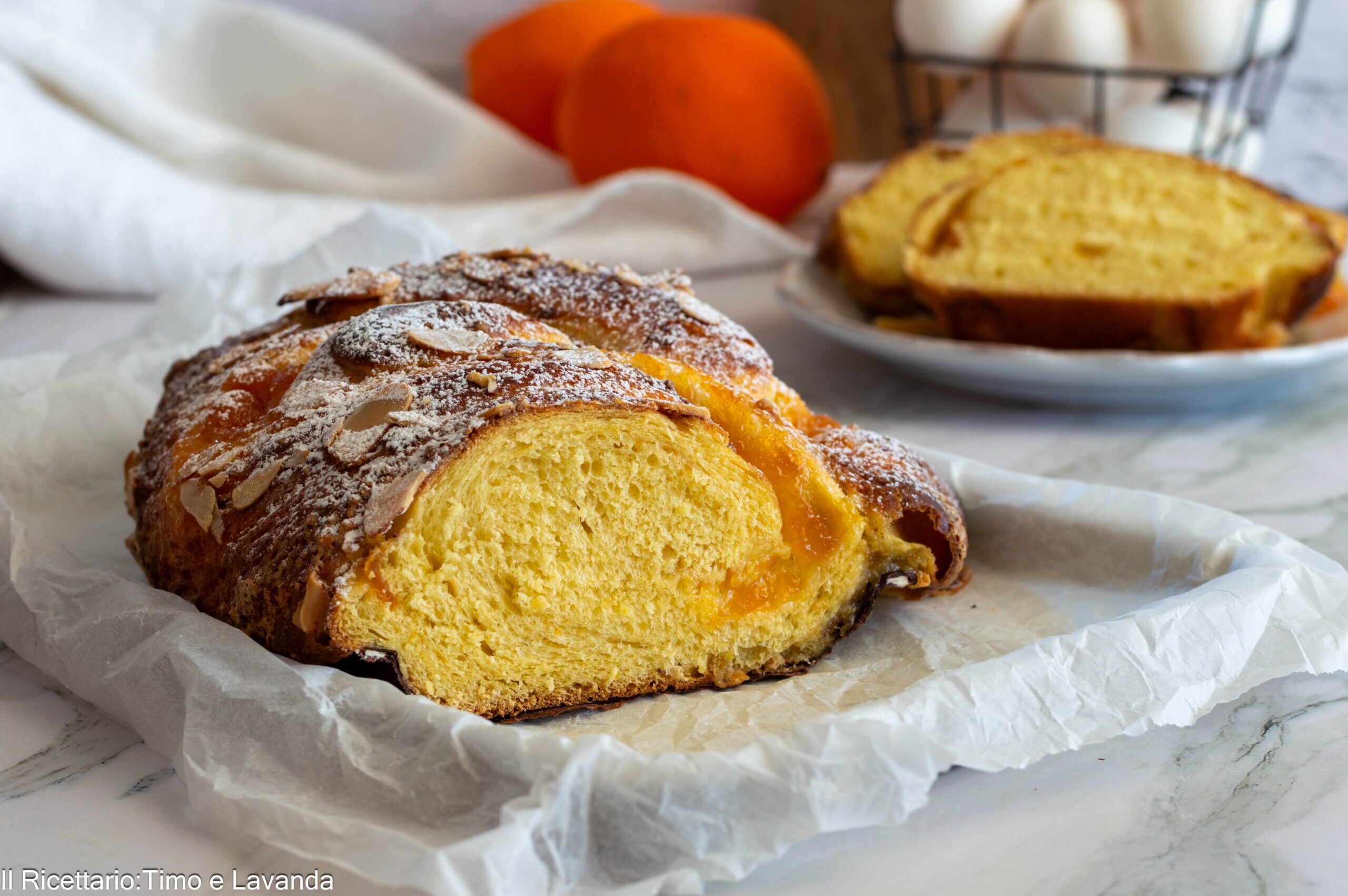 Brioche à la confiture d’oranges